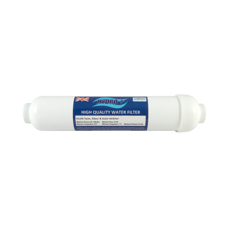 Hydro+ H11FB - GAC and Scale Inhibitor Inline Filter with 3/8" female ports